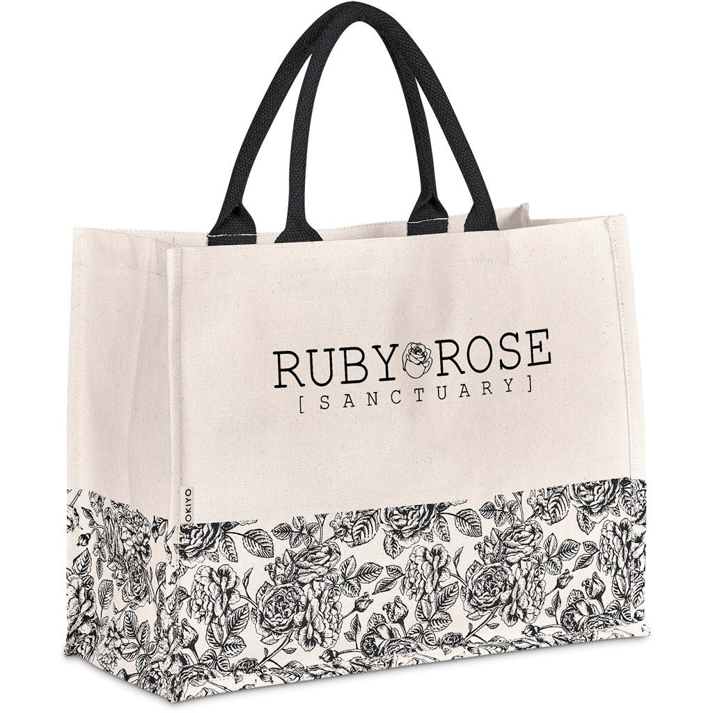 Okiyo Hana Printed Cotton Tote-0