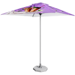 Sublimated Parasol Single Round Pole 2 x 2m-0