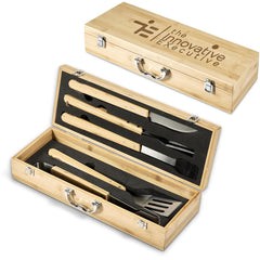 Okiyo Yakiniku Bamboo 5-Piece Braai Set-0