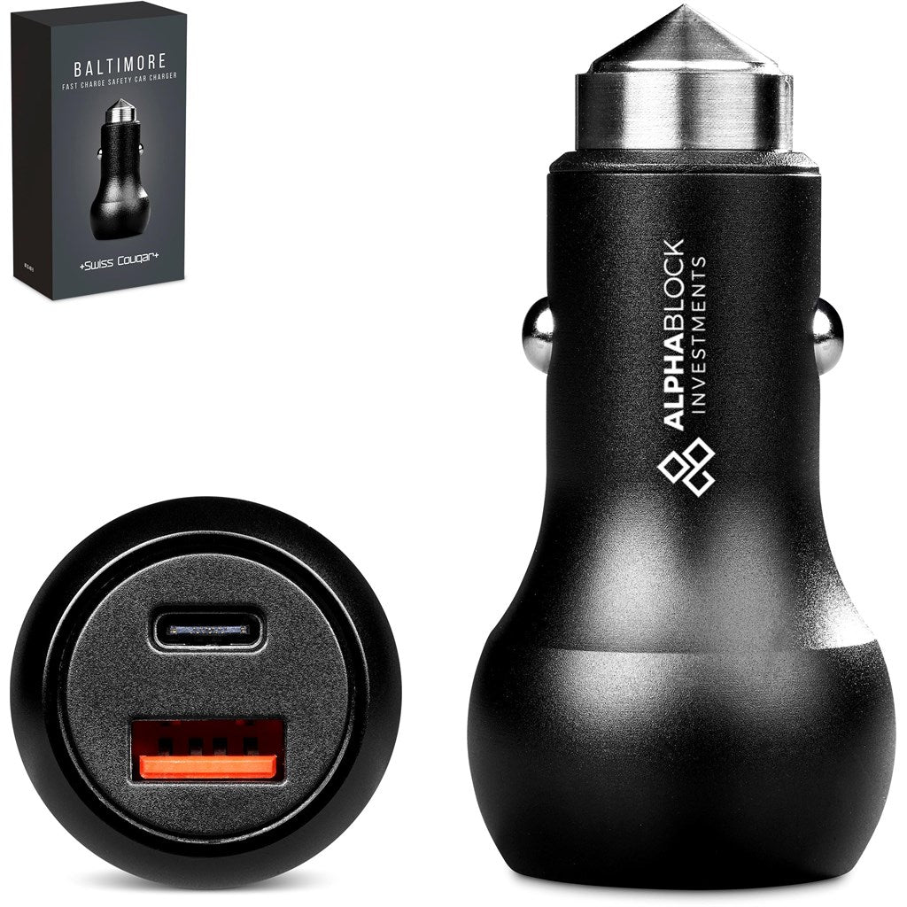 Swiss Cougar Baltimore 2 -in-1 Fast Car Charger & Tool-0