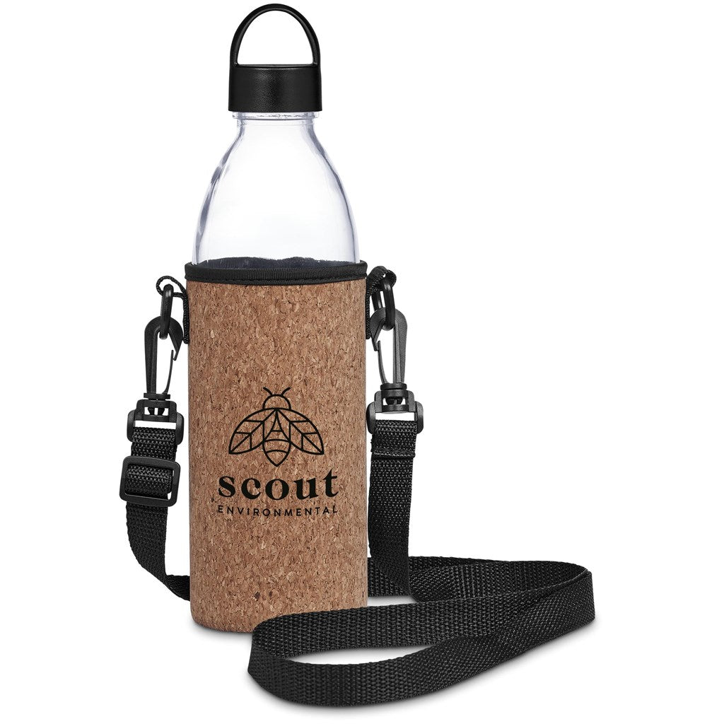 Kooshty Kork Hands-Free Glass Water Bottle – 850ml-0