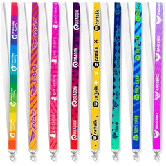Altitude Snap Hook Clip Single-Sided Sublimation Petersham Lanyard-0
