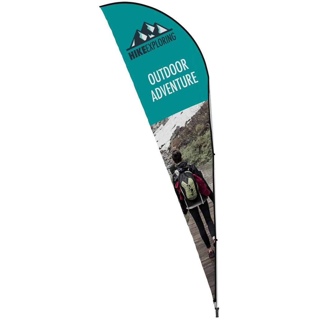 Legend 4M Sublimated Sharkfin Double-Sided Flying Banner - 1 complete unit-3