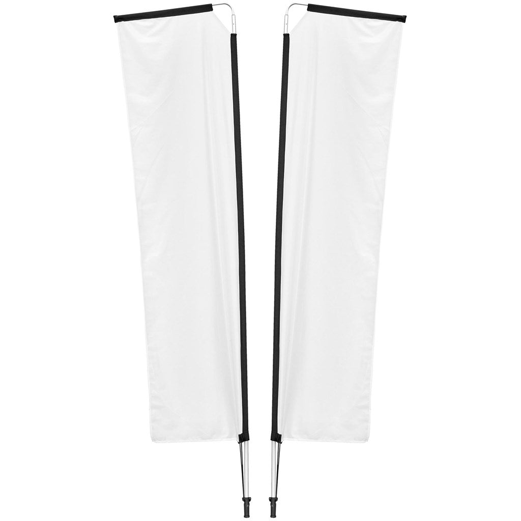 Legend 3M Sublimated Telescopic Double-Sided Flying Banner - 1 complete unit-9