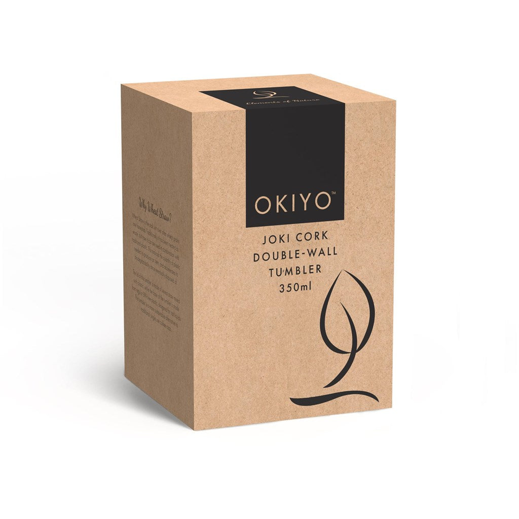 Okiyo Joki Cork & Wheat Straw Double-Wall Tumbler – 350ml-17