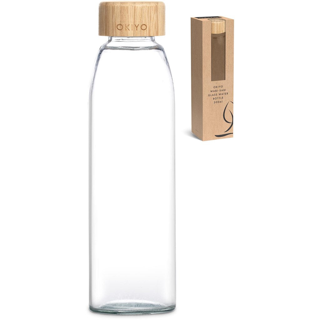 Okiyo Wabi-Sabi Glass Water Bottle - 500ml-7