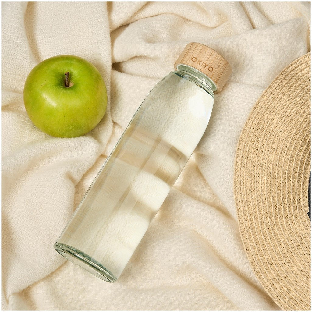 Okiyo Wabi-Sabi Glass Water Bottle - 500ml-13