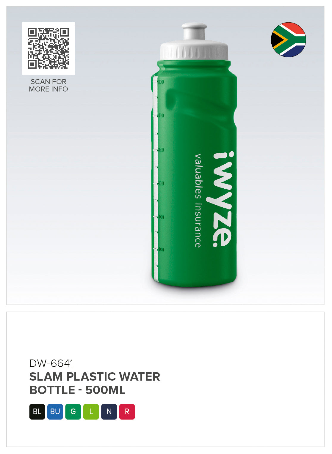 Altitude Slam Plastic Water Bottle - 500ml-2