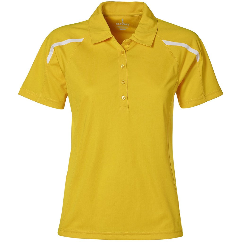 Ladies Nyos Golf Shirt - Yellow-0