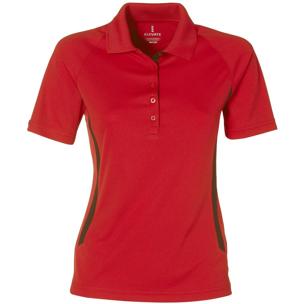 Ladies Mitica Golf Shirt - Red-0