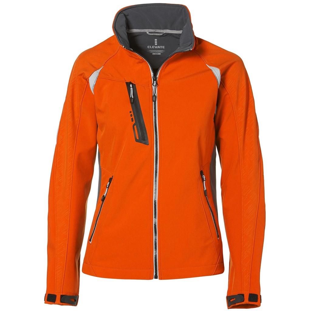 Ladies Katavi Softshell Jacket - Orange-0