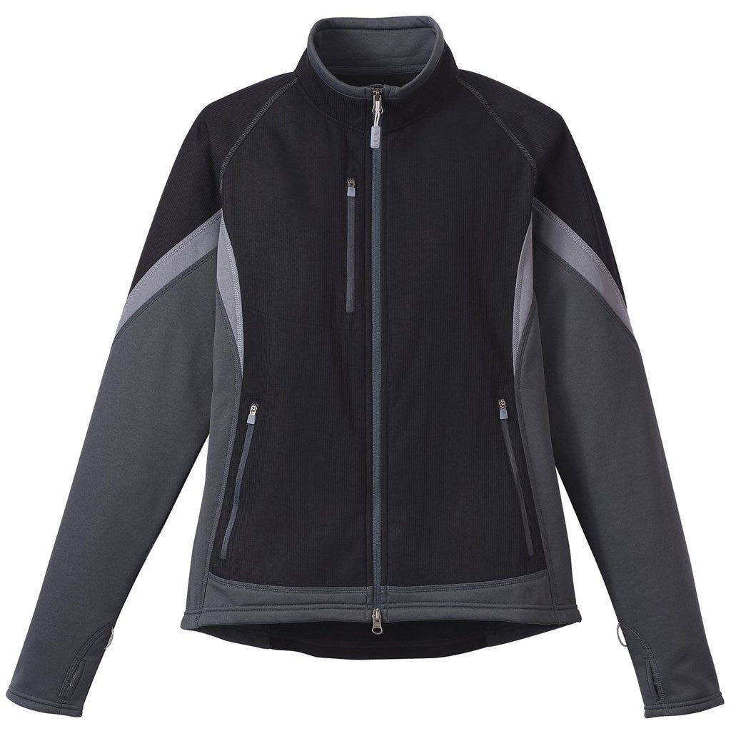 Ladies Jozani Hybrid Softshell Jacket - Black-0