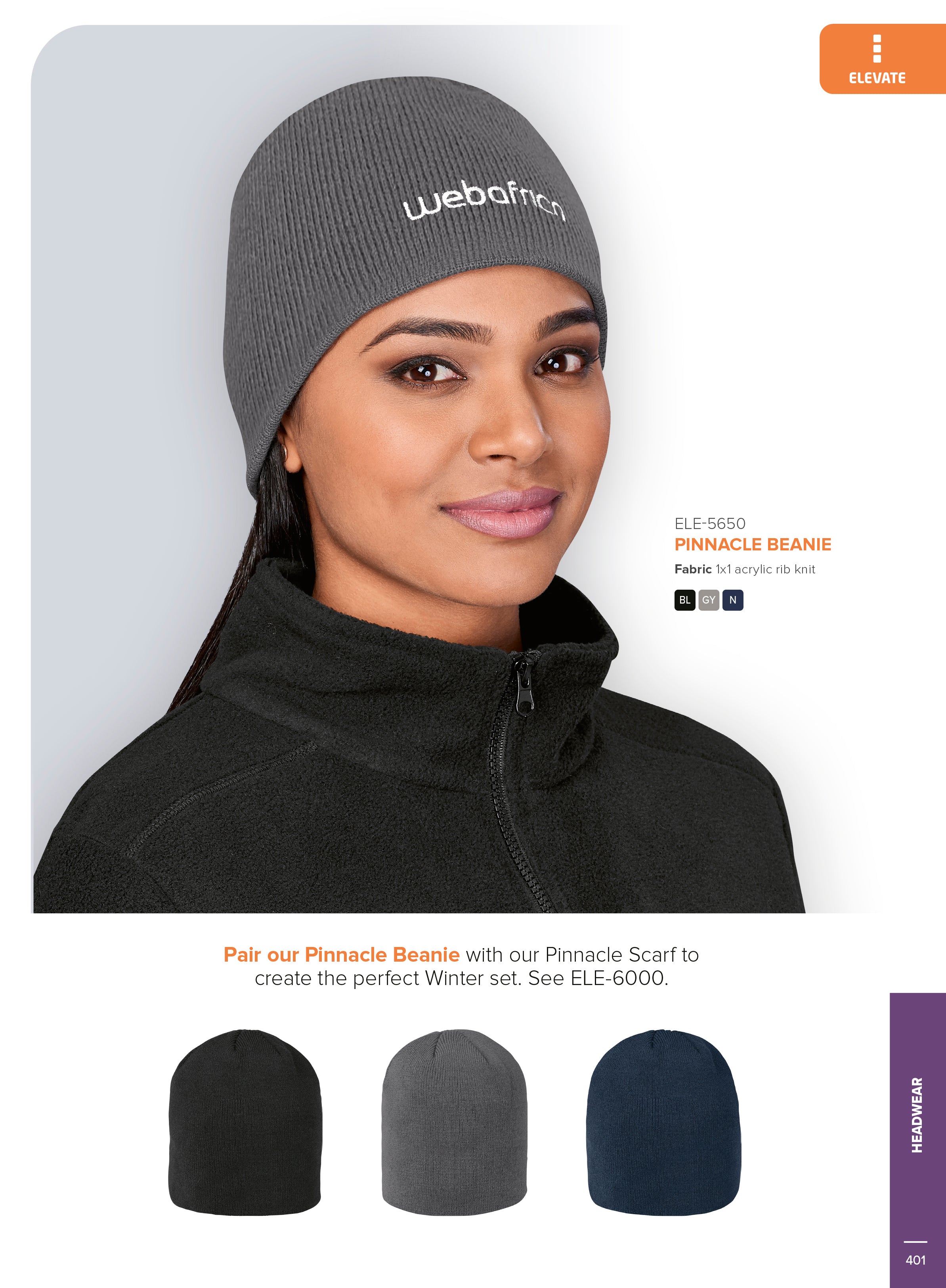 Pinnacle Acrylic Beanie-13