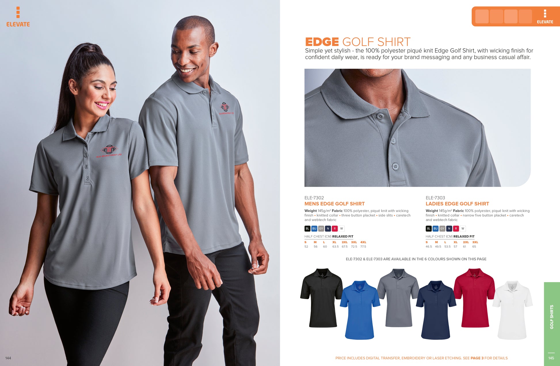 Mens Edge Golf Shirt-4