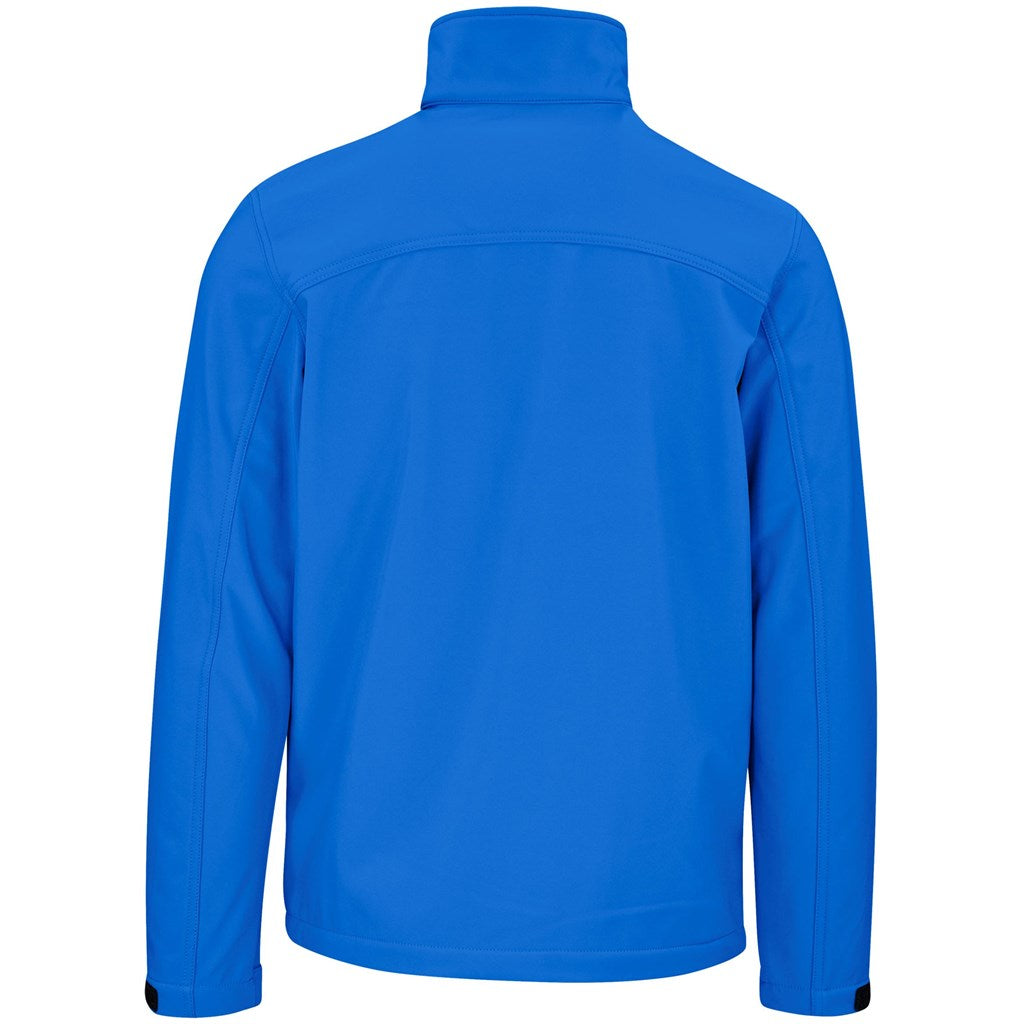 Mens Maxson Softshell Jacket - Blue-1