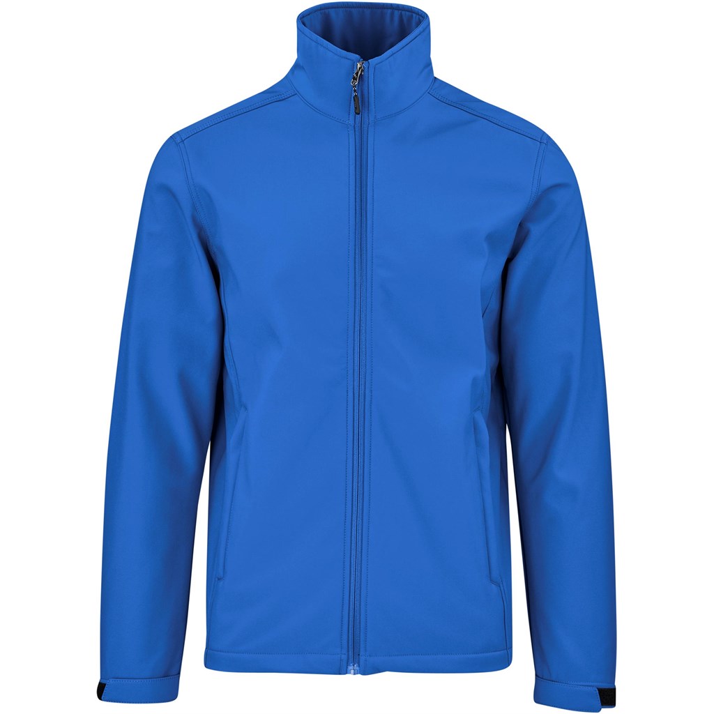 Mens Maxson Softshell Jacket - Blue-0