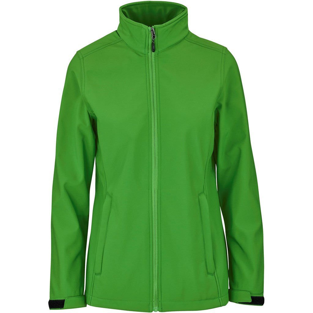 Ladies Maxson Softshell Jacket - Green-0