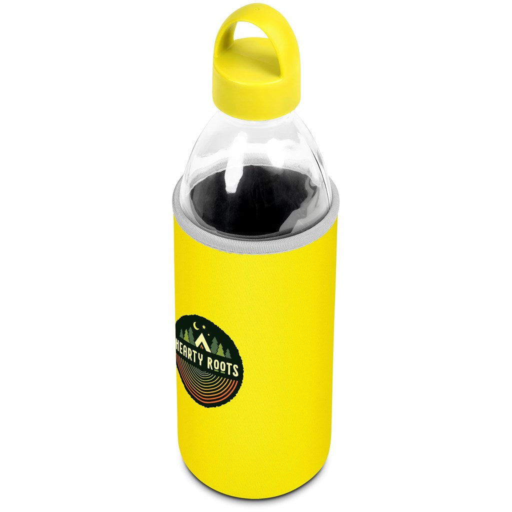 Kooshty Big Swing Neo Glass Water Bottle – 850ml - Yellow-2
