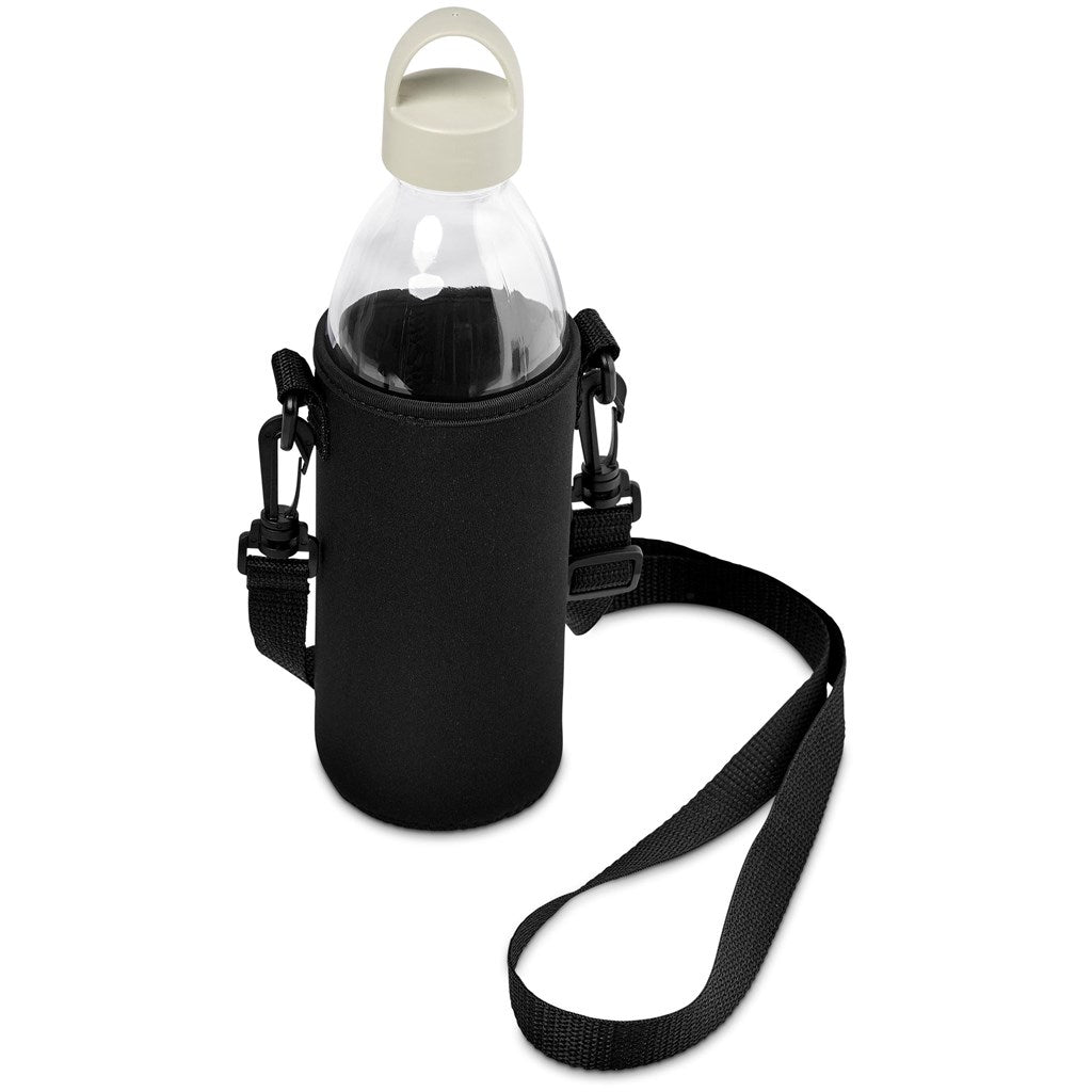 Kooshty Hands-Free Glass Water Bottle – 850ml - Cream-1