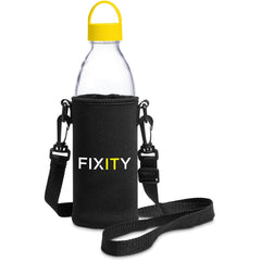 Kooshty Hands-Free Glass Water Bottle – 850ml - Yellow-0