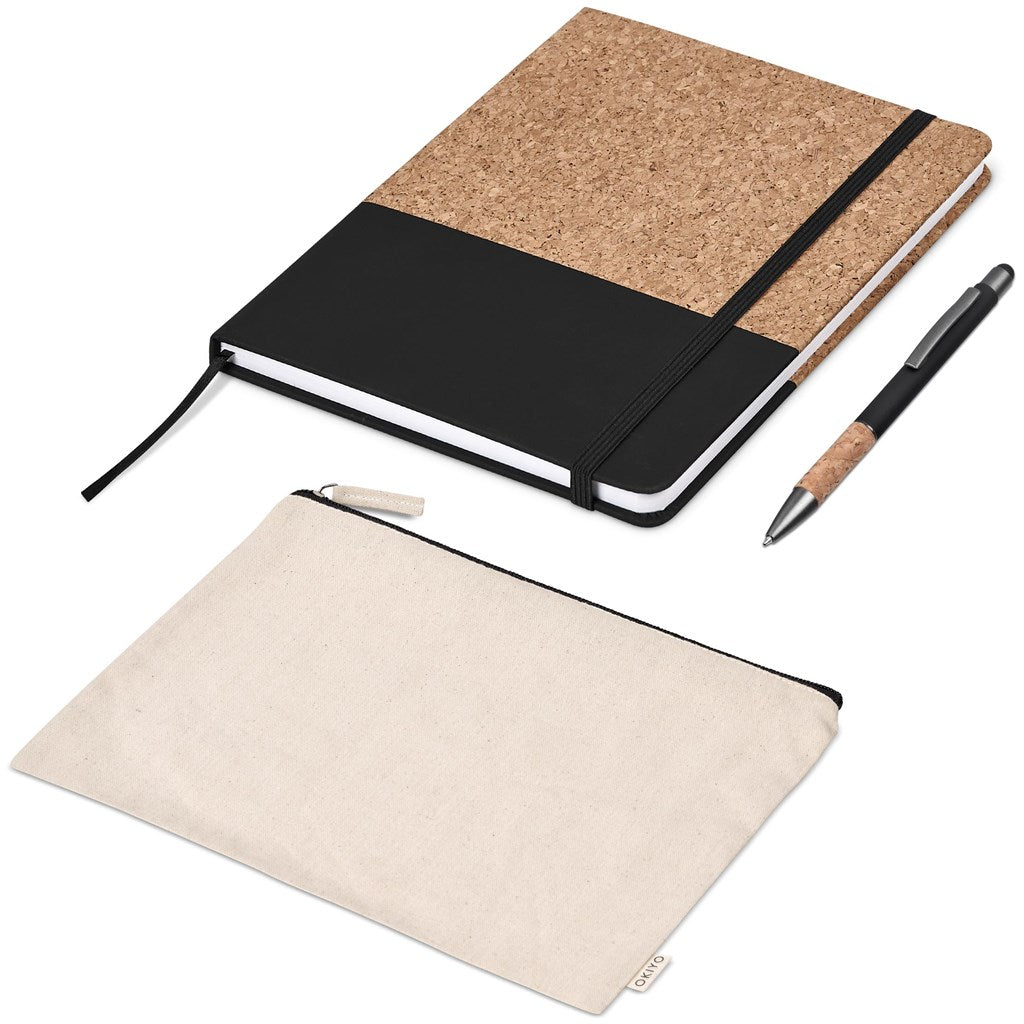 Okiyo Denki Cork Notebook & Pen Set-9