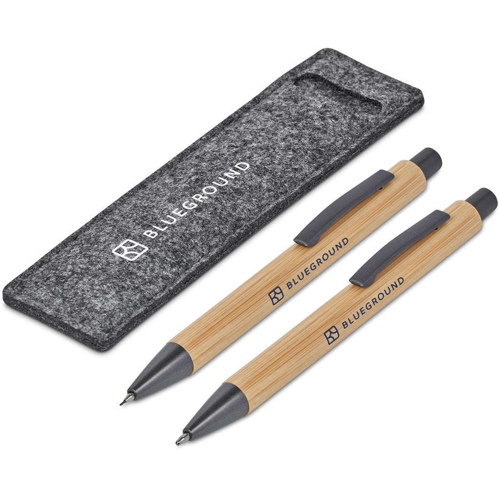 Okiyo Jona Bamboo Ball Pen & Pencil Set-13