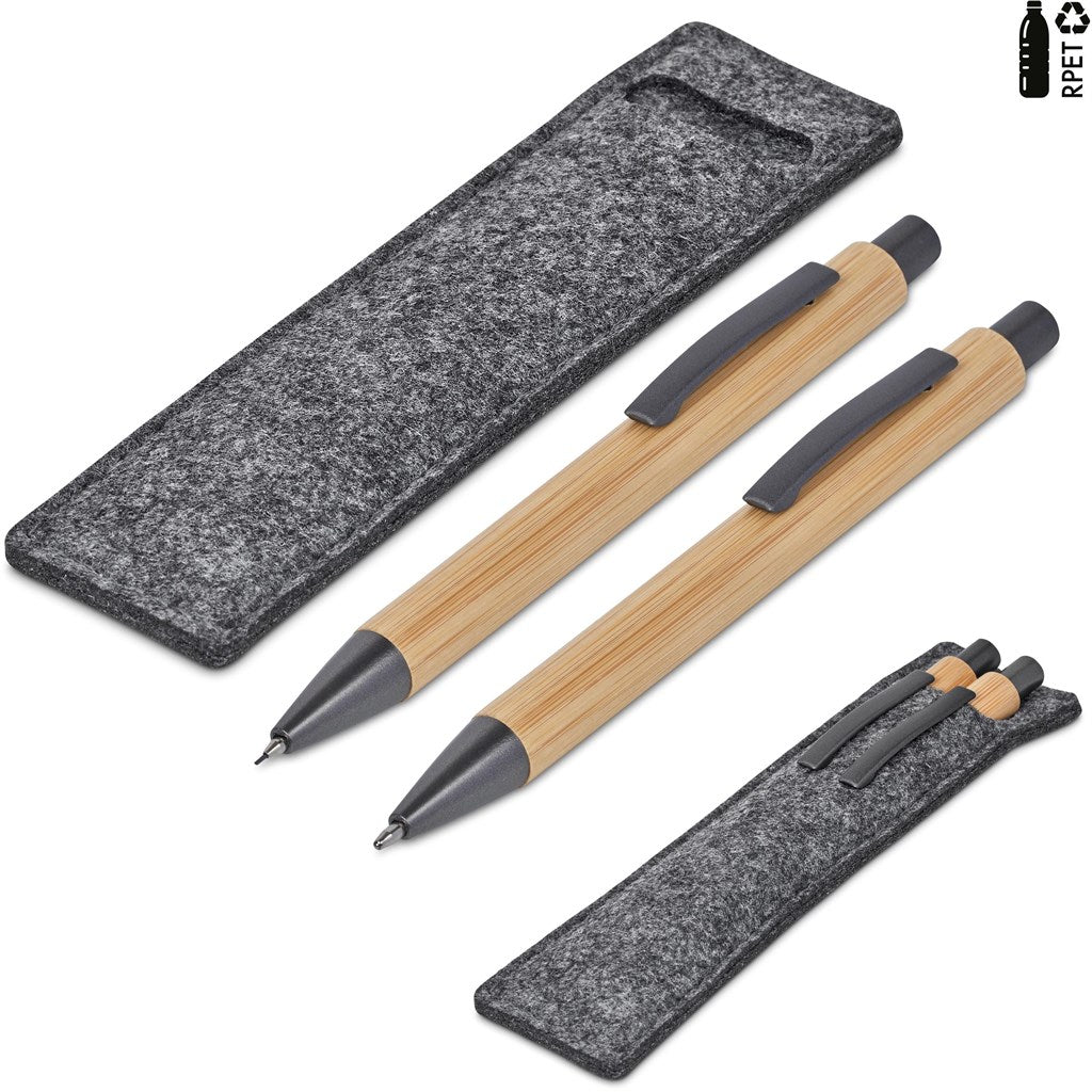 Okiyo Jona Bamboo Ball Pen & Pencil Set-15