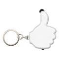 3 in 1 Thumbs Up Keychain with Stylus and LED Light