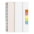A5 Notebook With Sticky Notes And Ruler