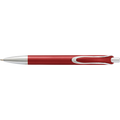 Coloured Barrel Ballpoint Pen with Silver Tip and Clip