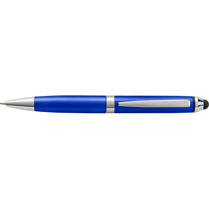 Coloured Barrel Ballpoint Pen with Stylus