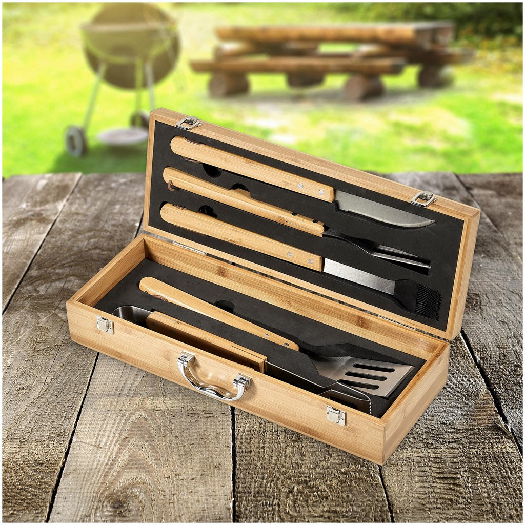 Okiyo Yakiniku Bamboo 5-Piece Braai Set-9