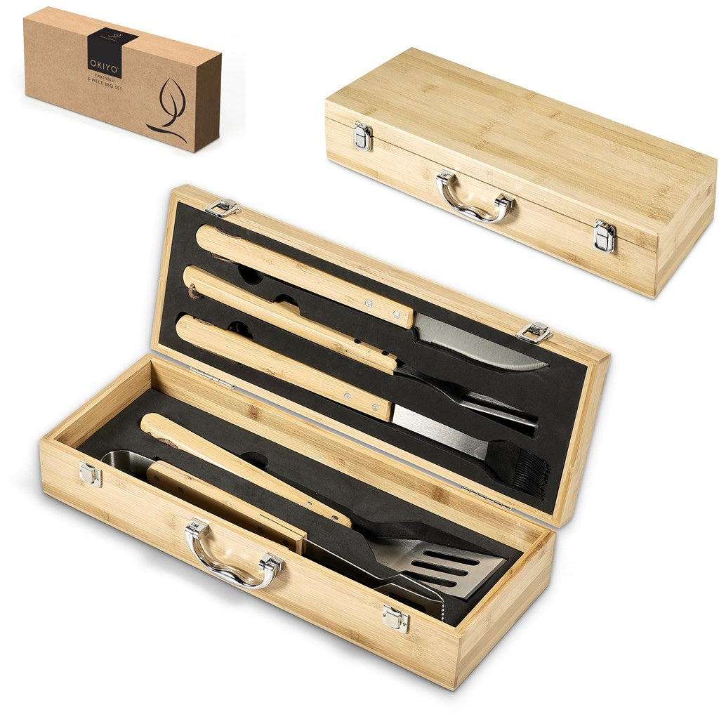 Okiyo Yakiniku Bamboo 5-Piece Braai Set-11