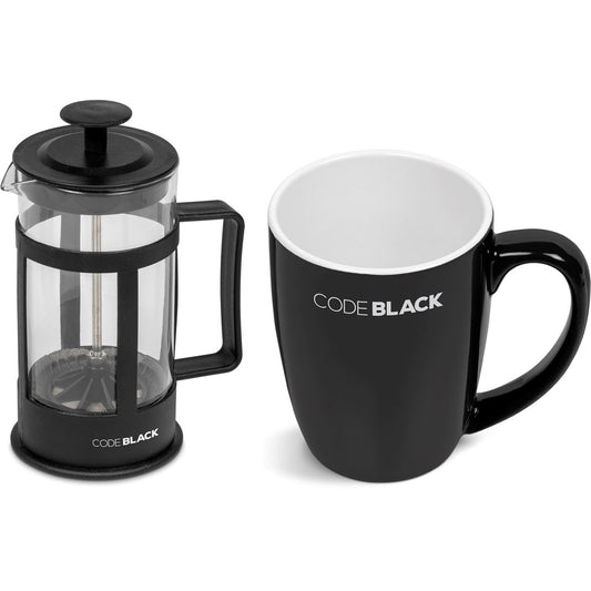 Cafe Payton Coffee Set - Black-0