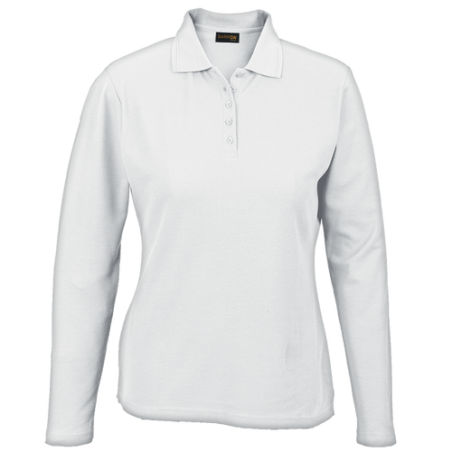 175g Pique Knit Long Sleeve Golfer Ladies