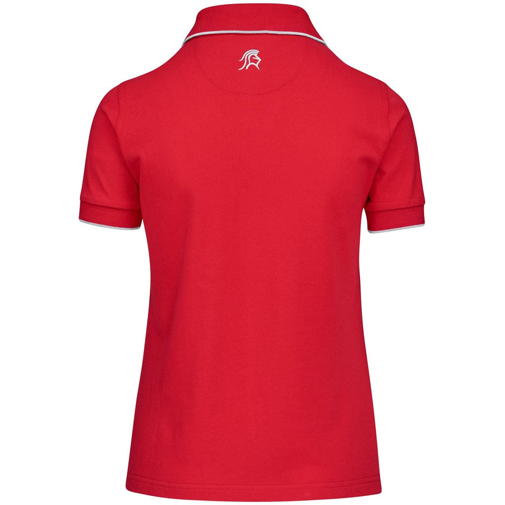 Ladies Wentworth Golf Shirt - Red-1