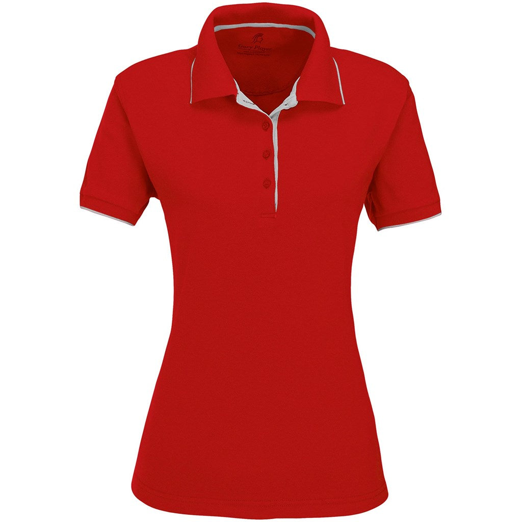 Ladies Wentworth Golf Shirt - Red-0