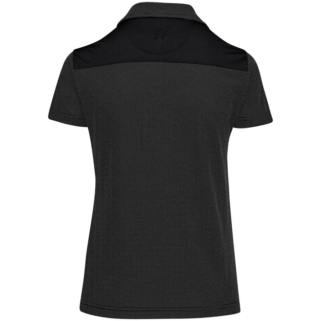 Ladies Sterling Ridge Golf Shirt - Black-2