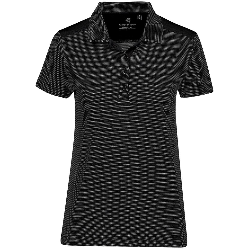 Ladies Sterling Ridge Golf Shirt - Black-3