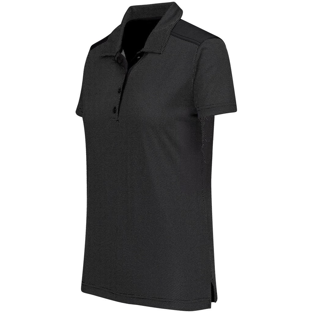 Ladies Sterling Ridge Golf Shirt - Black-4