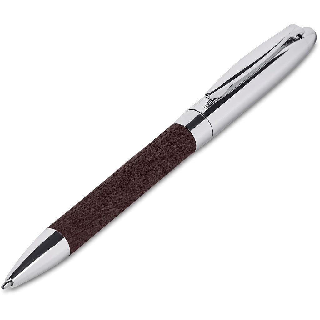 Oakridge Ball Pen In Pouch - Brown-4