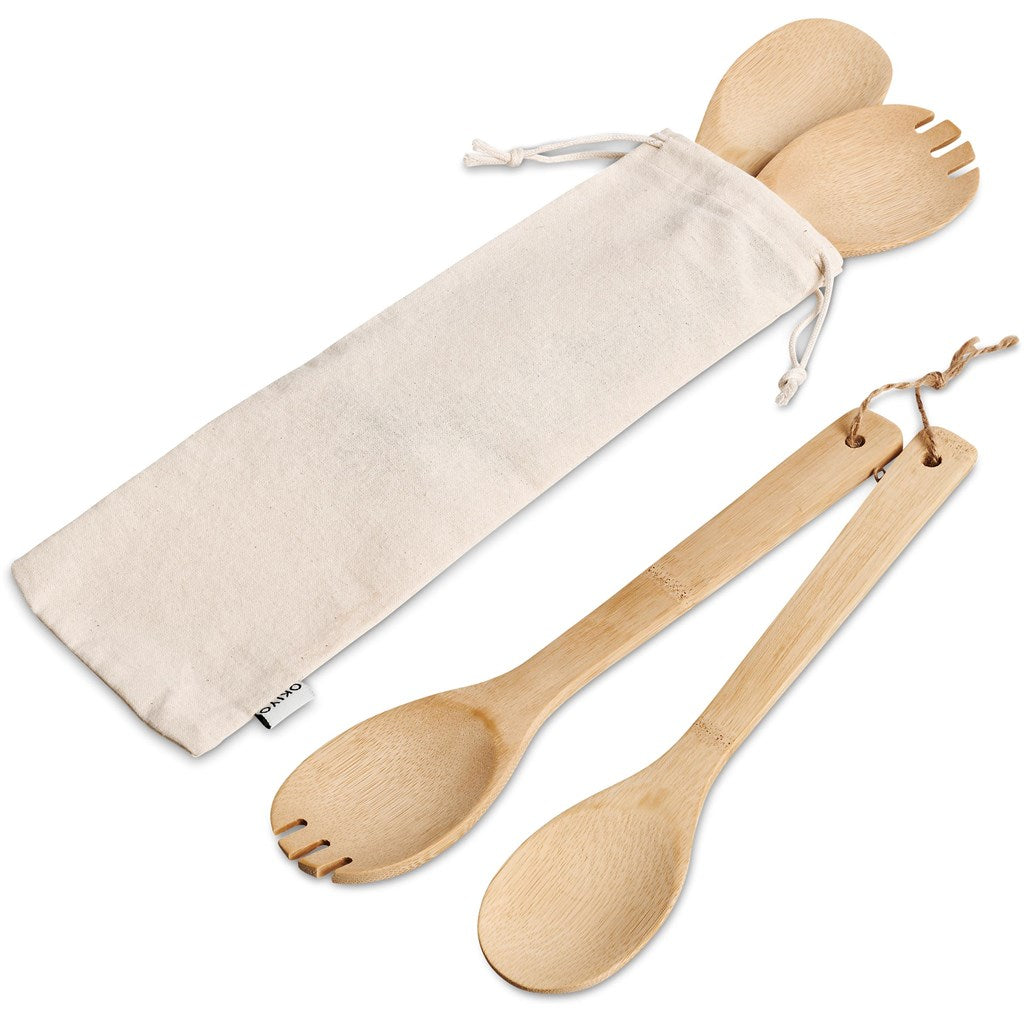 Okiyo Shinsen Salad Servers-8