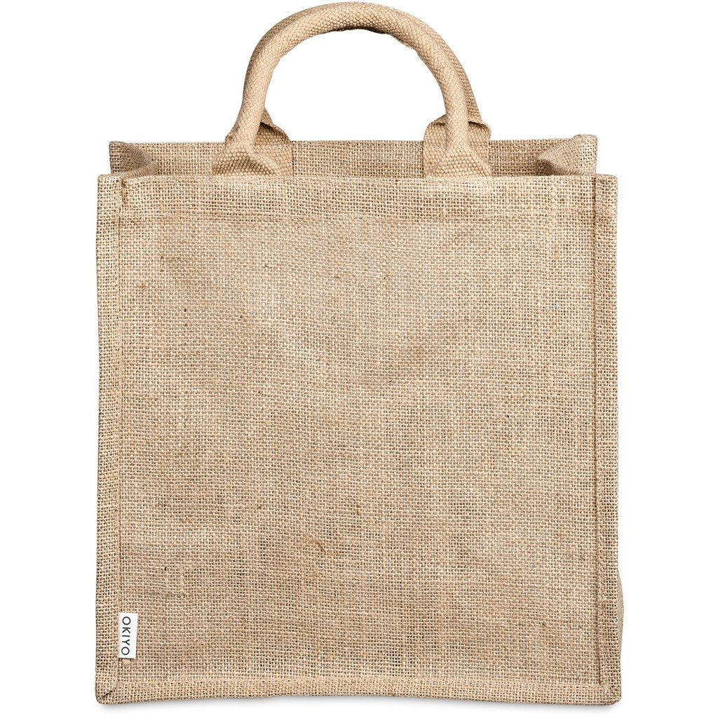 Okiyo Nuri Sublimated Pocket Jute Tote-4