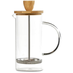 Okiyo Osu Glass & Bamboo Coffee Plunger - 350ml-2