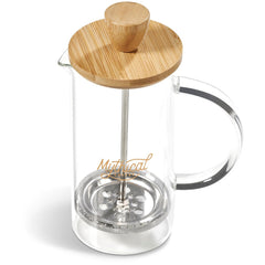 Okiyo Osu Glass & Bamboo Coffee Plunger - 350ml-3