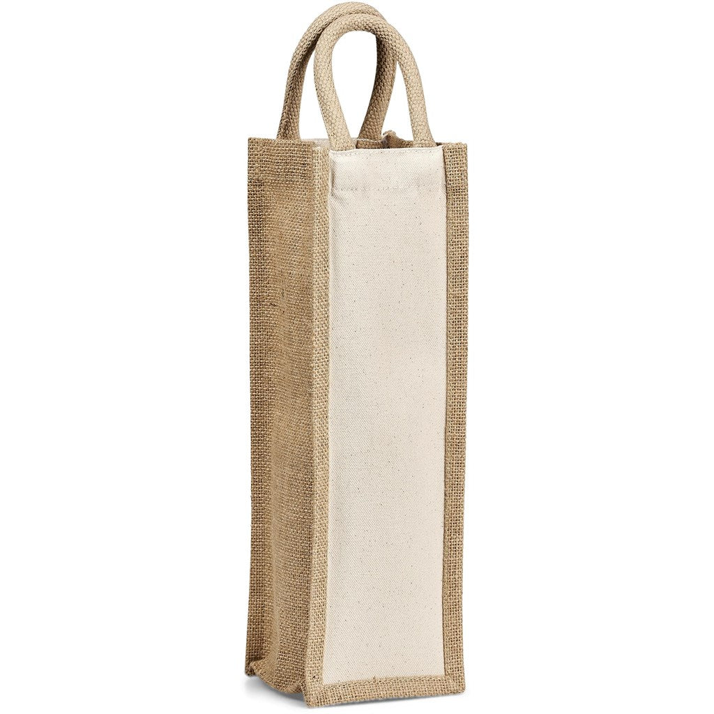 Okiyo Inshu Jute & Cotton Wine Tote-5