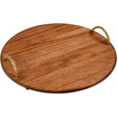 Okiyo Homegrown Large Round Hardwood Food Platter-1