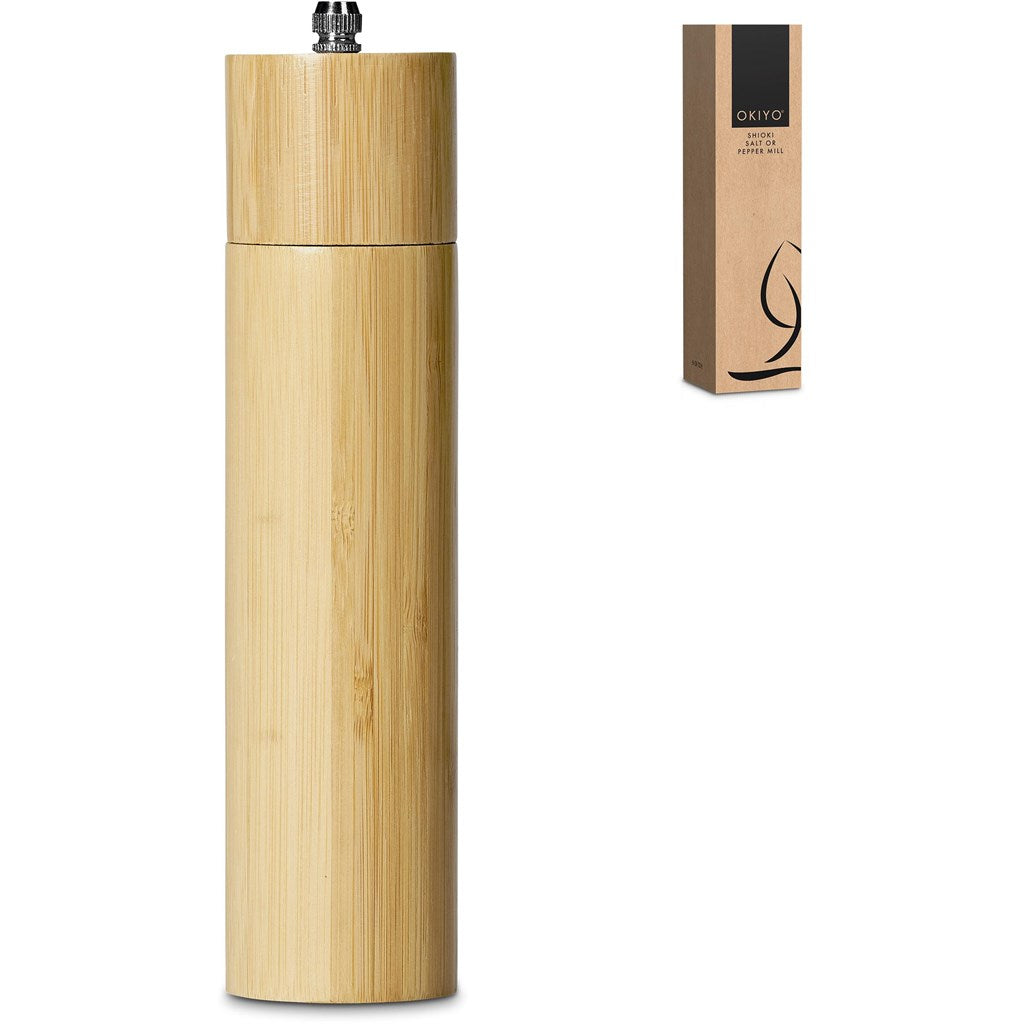 Okiyo Shioki Bamboo Salt or Pepper Mill-6