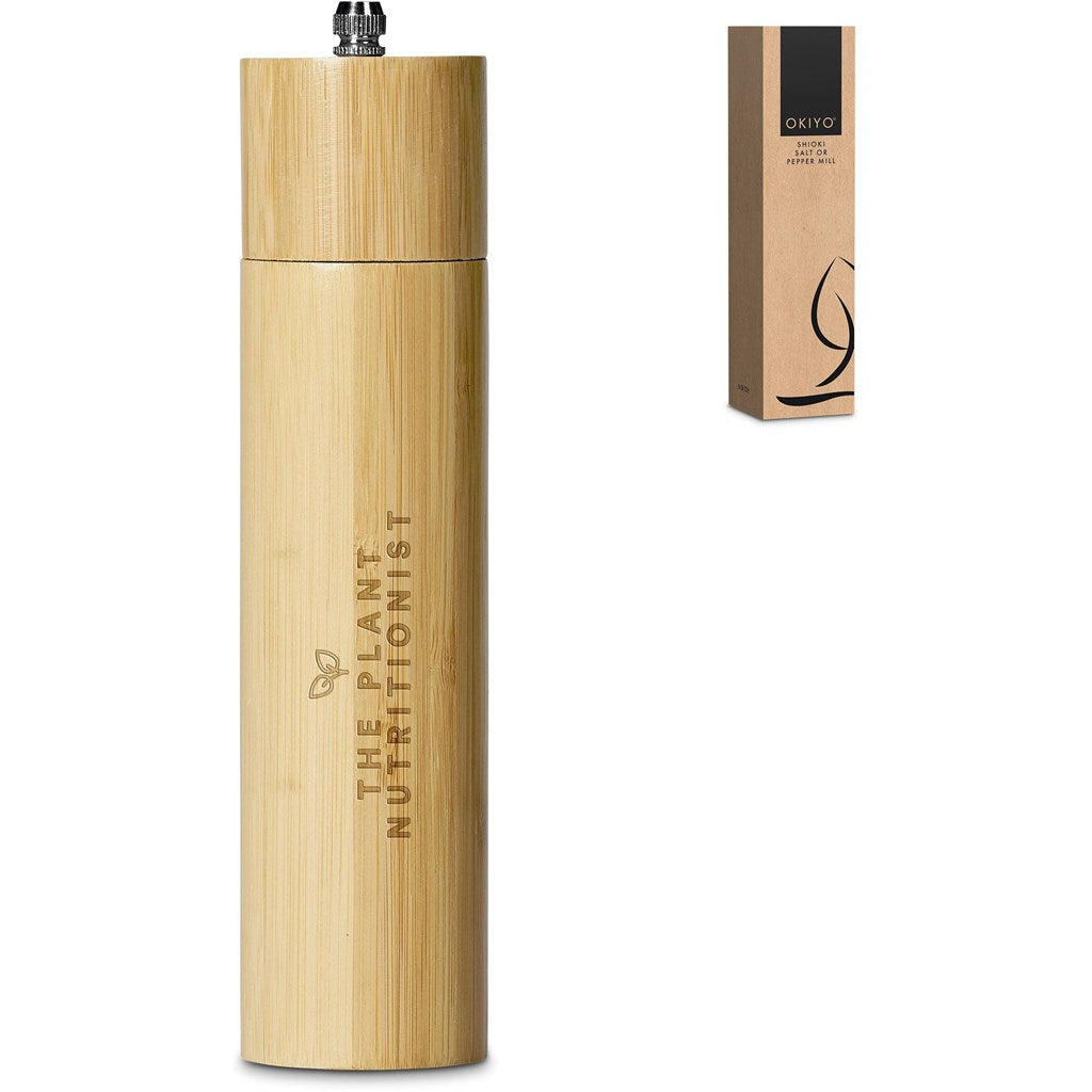 Okiyo Shioki Bamboo Salt or Pepper Mill-5