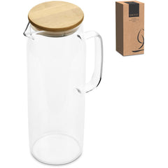 Okiyo Hamana Glass & Bamboo Water Jug - 1.5 Litre-2